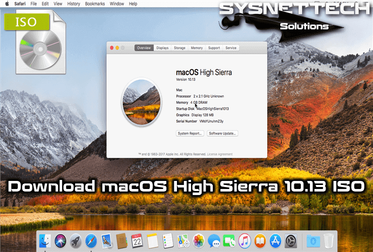 mac os sierra iso download for vmware